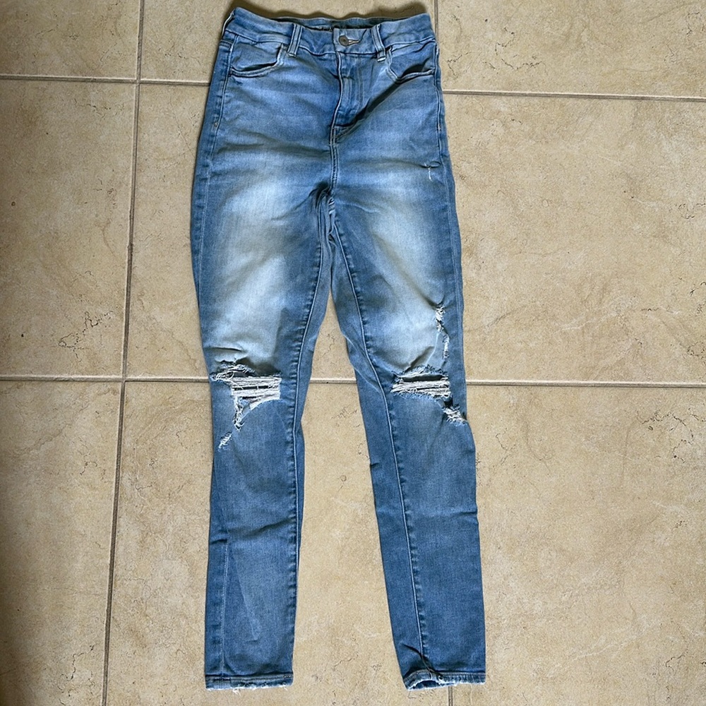 Light blue jeans